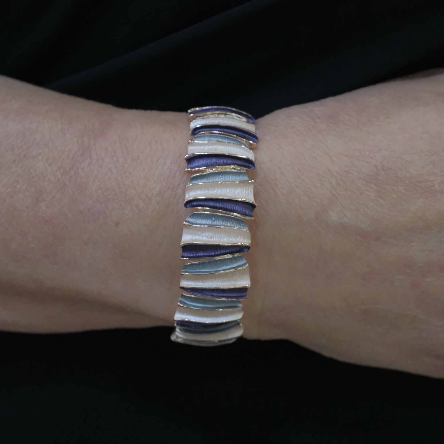 Bracciale in acciaio smaltato
