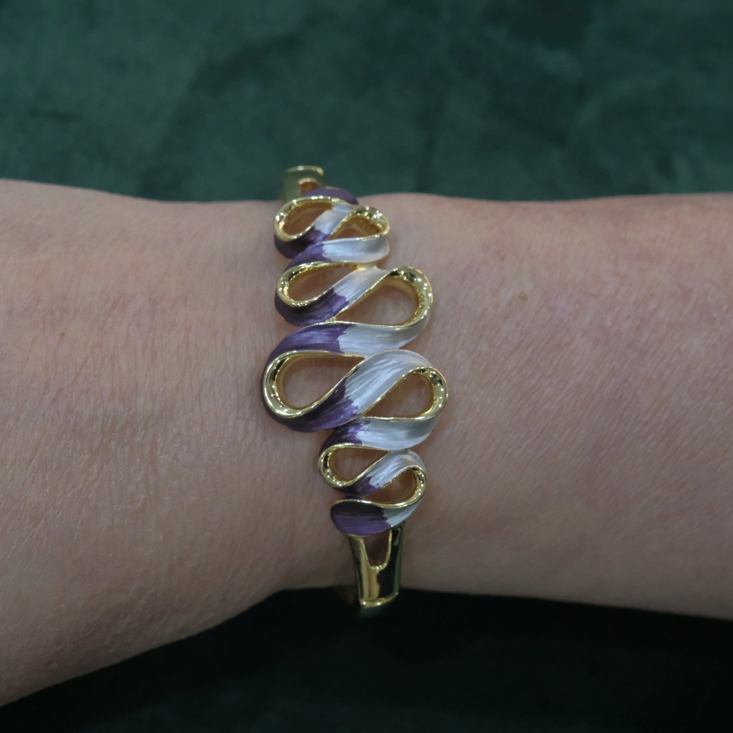 Bracciale elastico in acciaio smaltato