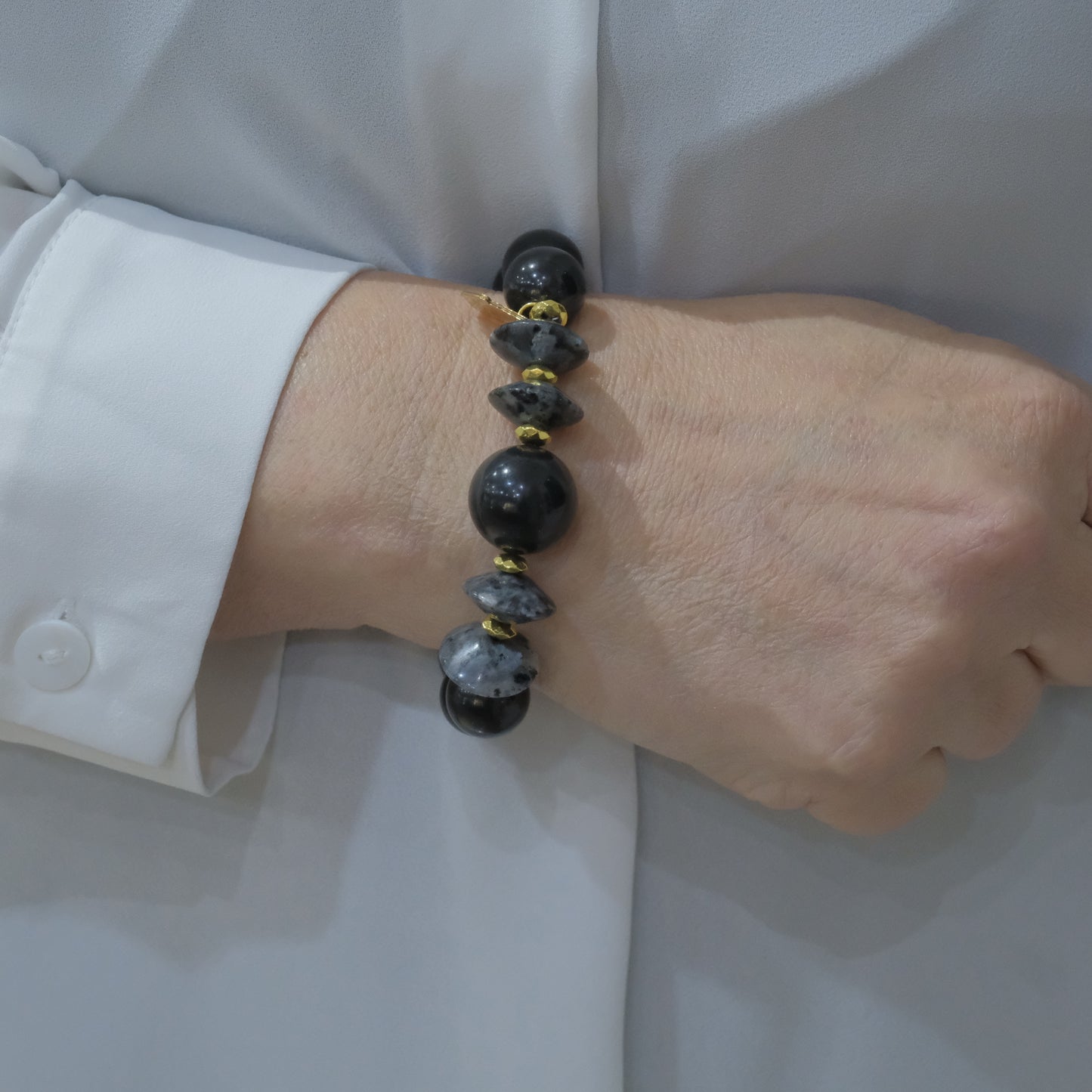 Bracciale di pietre dure elasticizzato