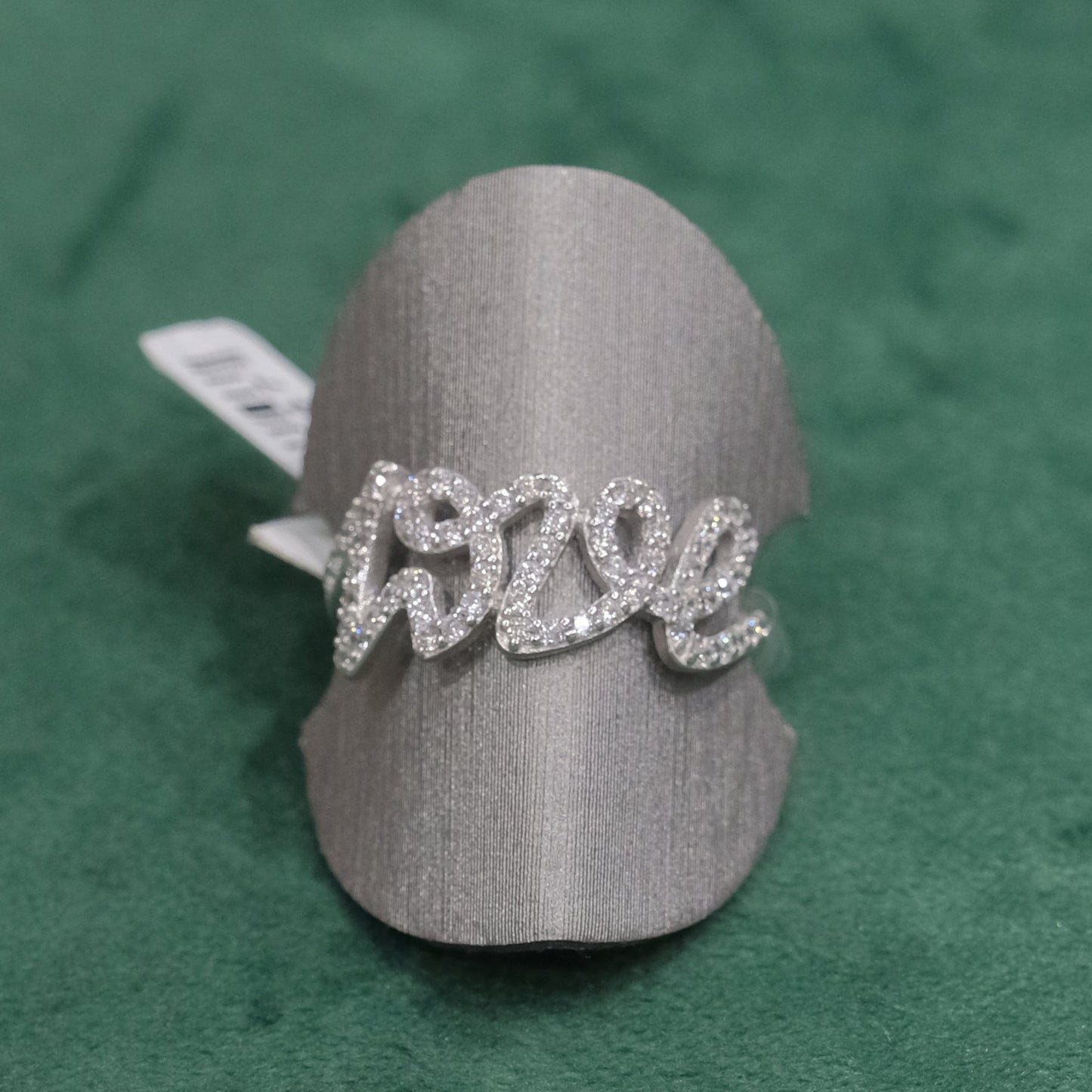 Anello in argento 925, regolabile, con zirconi