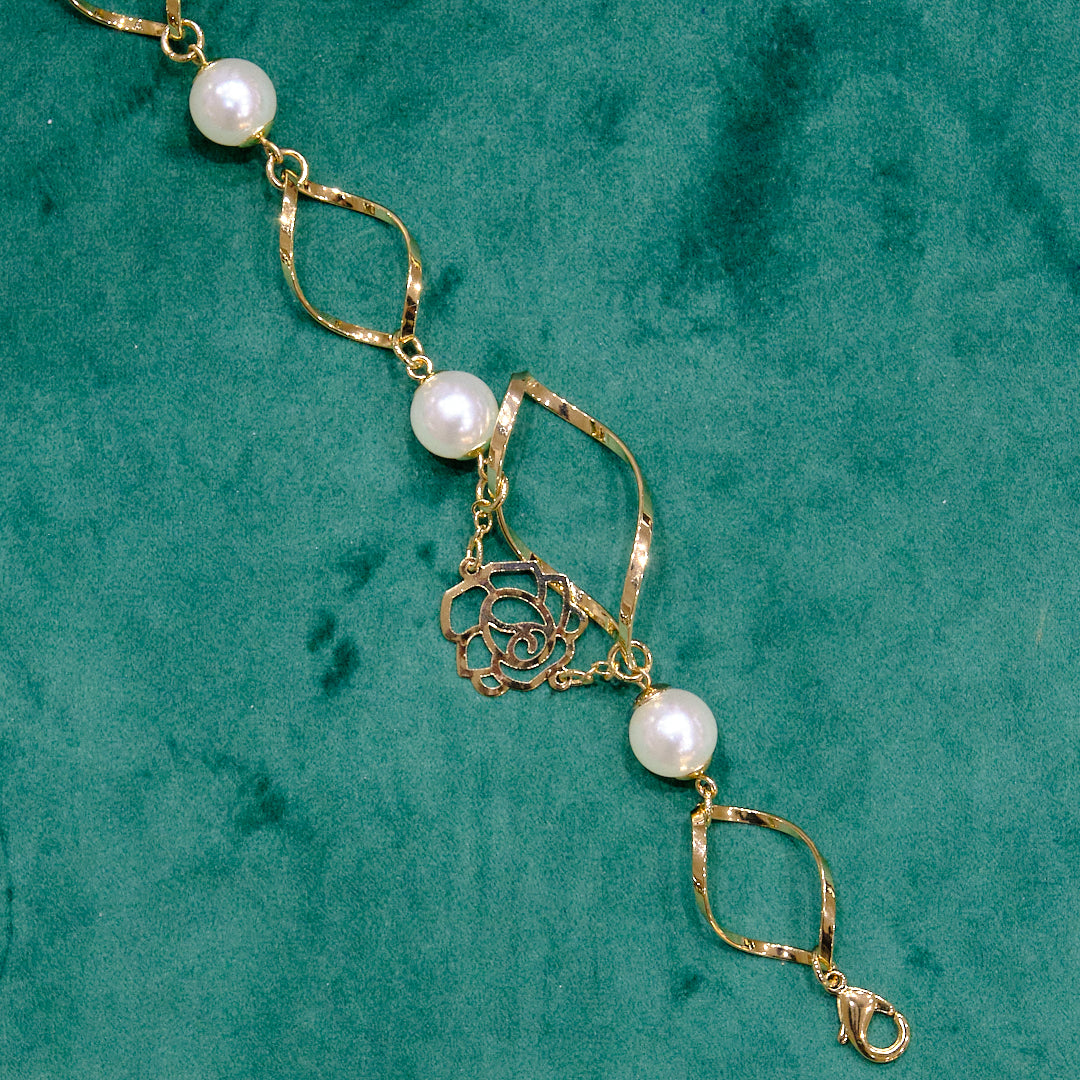 Bracciale in acciaio e pietre dure