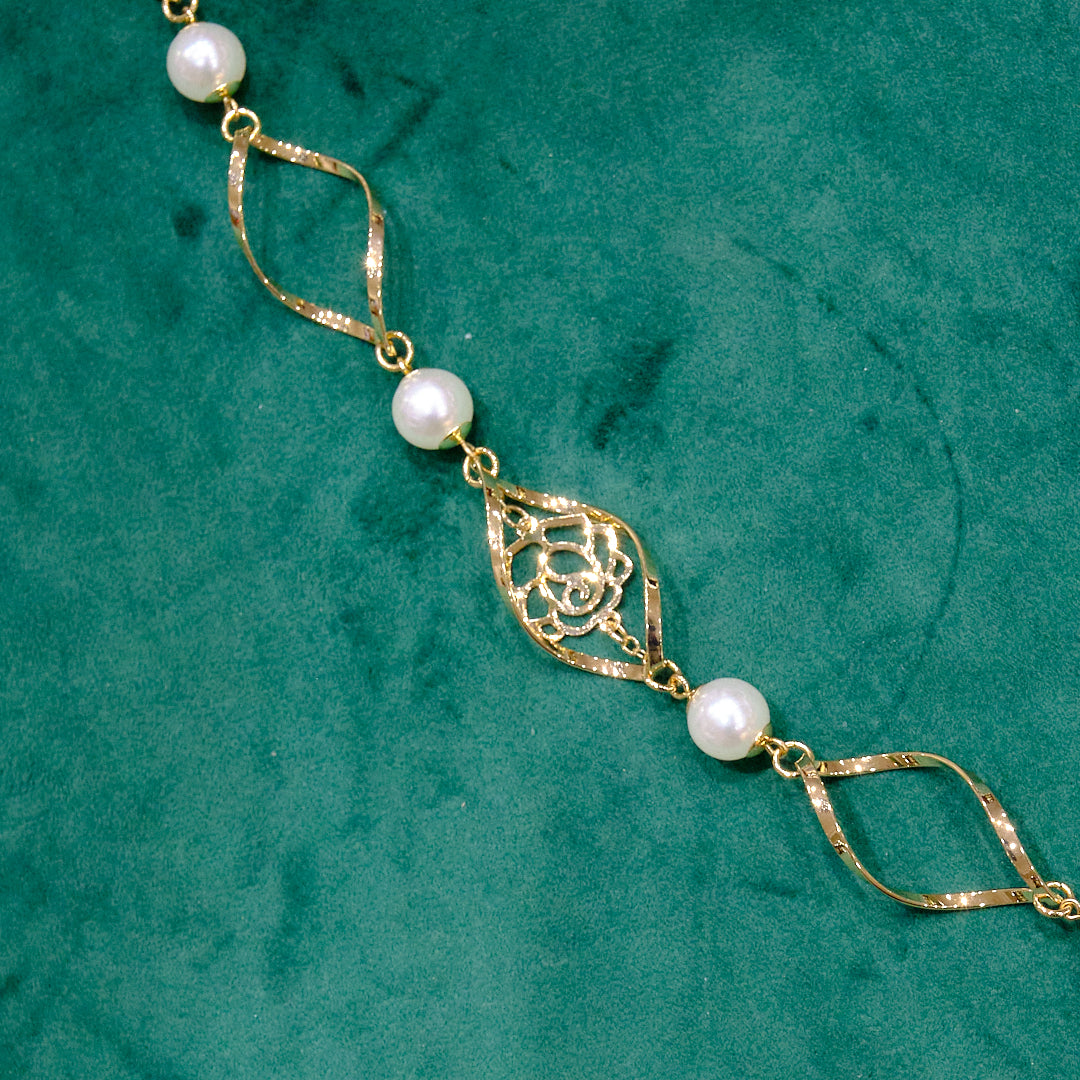 Collana in acciaio e pietre dure