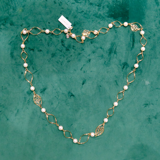 Collana in acciaio e pietre dure